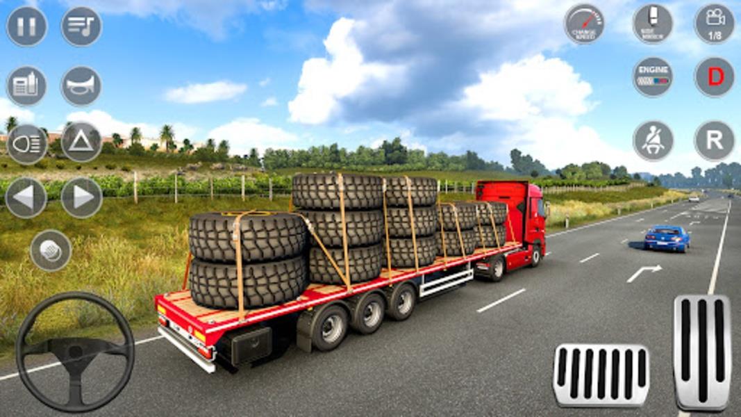 Europe Truck Simulator Driving captura de pantalla 0