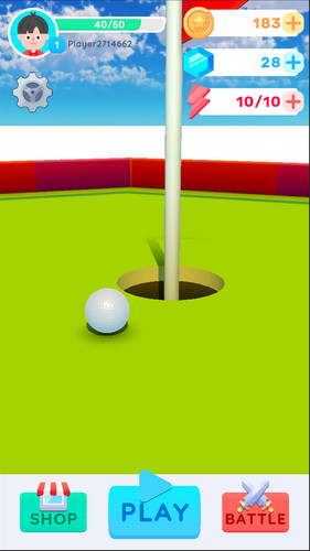 Mini Golf Battle Challenge 3D screenshot 0