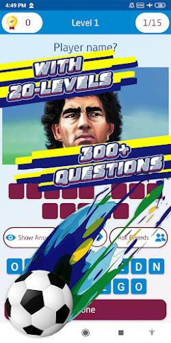 Screenshot soccer player quiz 2