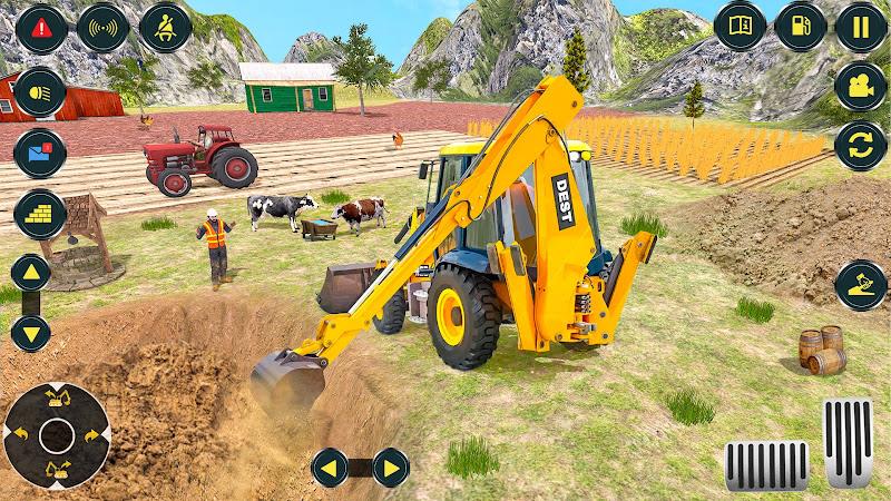 Village Excavator JCB Games screenshot 1