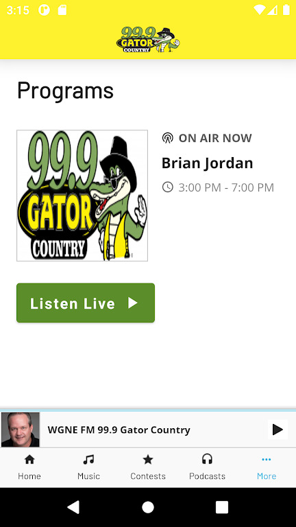 99.9 Gator Country Screenshot 3