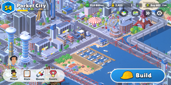 Pocket City 2 экрана 0