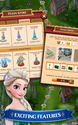 Disney Frozen Free Fall Games ảnh chụp màn hình 1