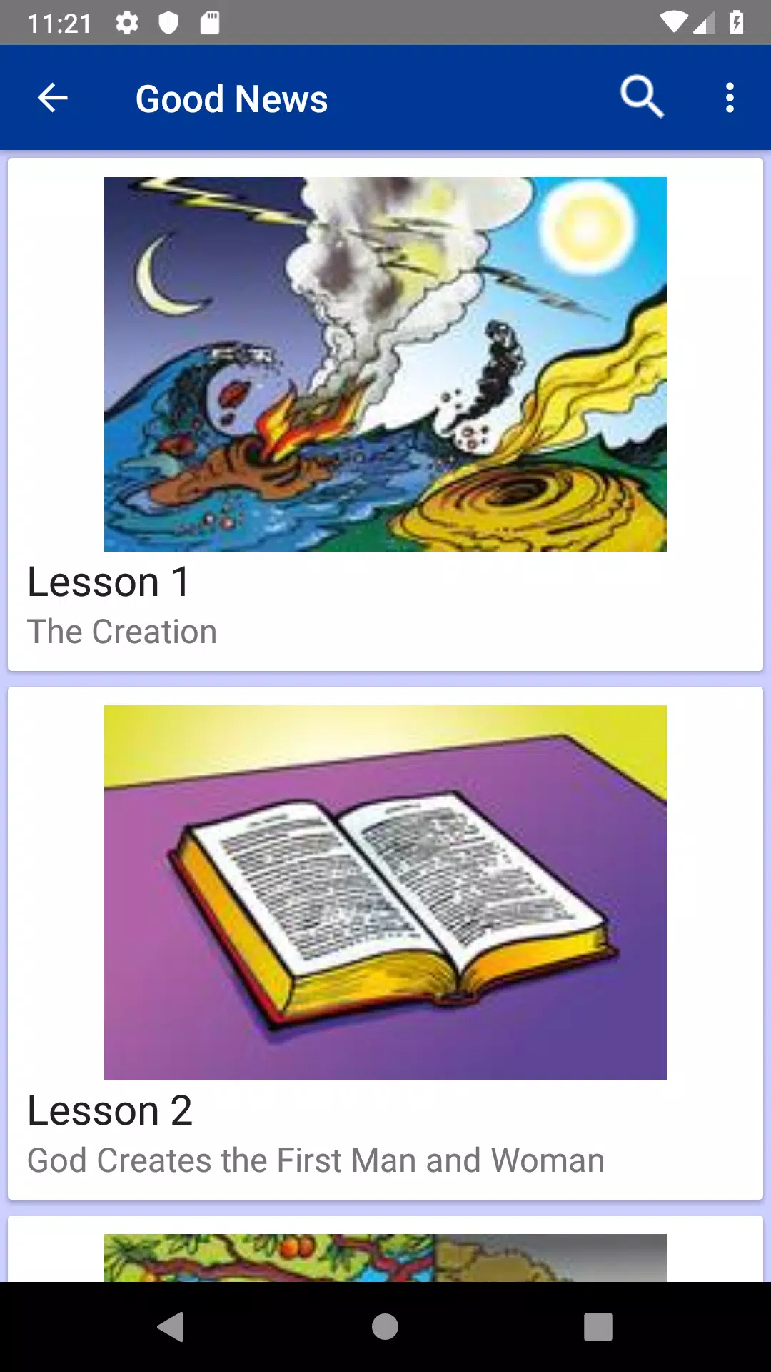 Sunday School Lessons capture d’écran 1