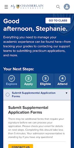 My Chamberlain: Student Portal スクリーンショット 0