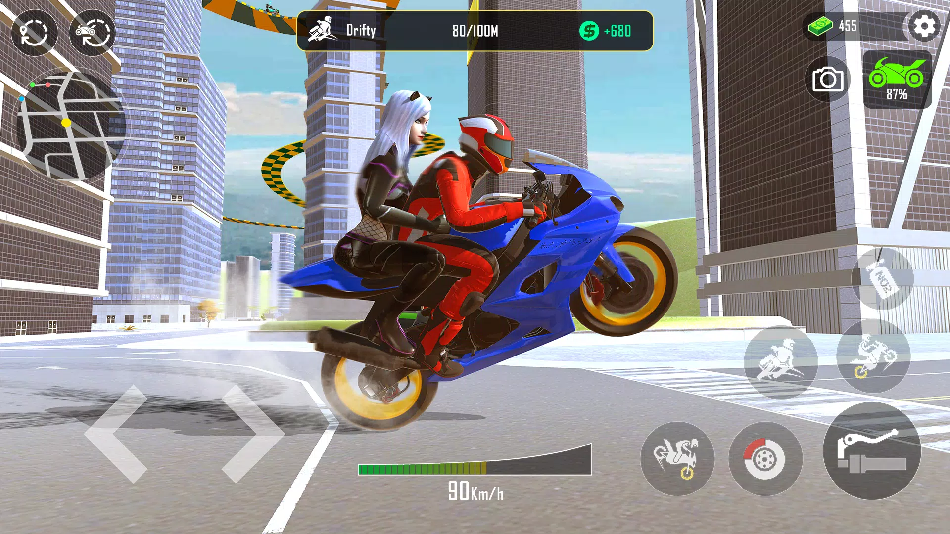 GT Moto Stunt 3D 스크린샷 1