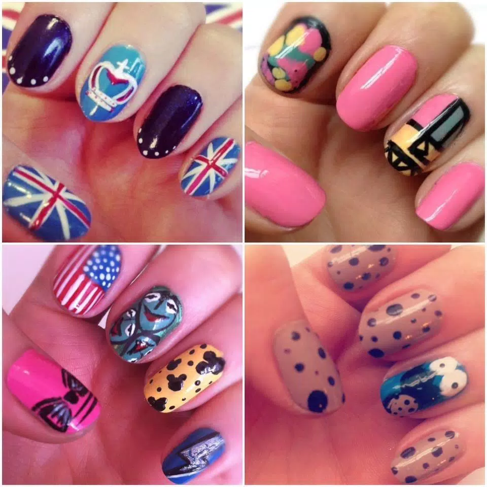 Screenshot Nail Art: Designs 1