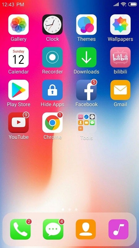 X Launcher Pro ảnh chụp màn hình 1