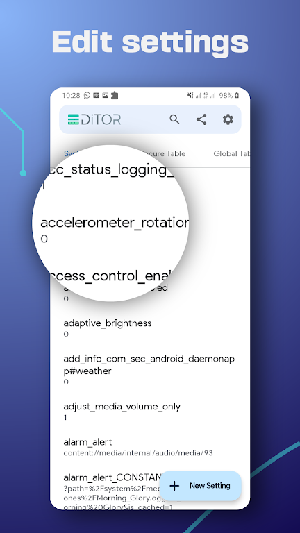 SetEdit: Settings Editor Скриншот 3