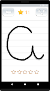 Cursive handwriting Portuguese screenshot 1