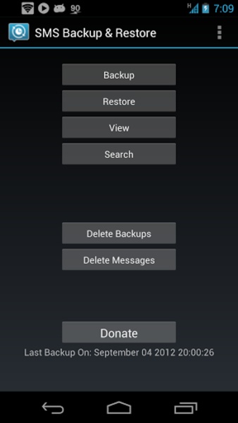 SMS Backup and Restore ภาพหน้าจอ 3