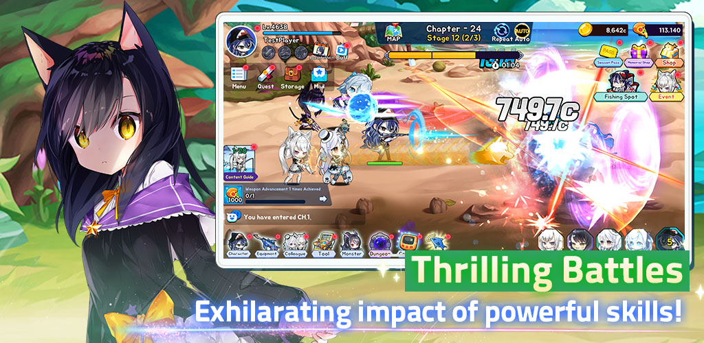 SHARK GIRLS : IDLE RPG Mod captura de pantalla 3