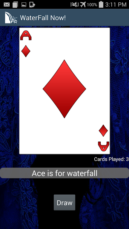 Waterfall Now! (card game) screenshot 1