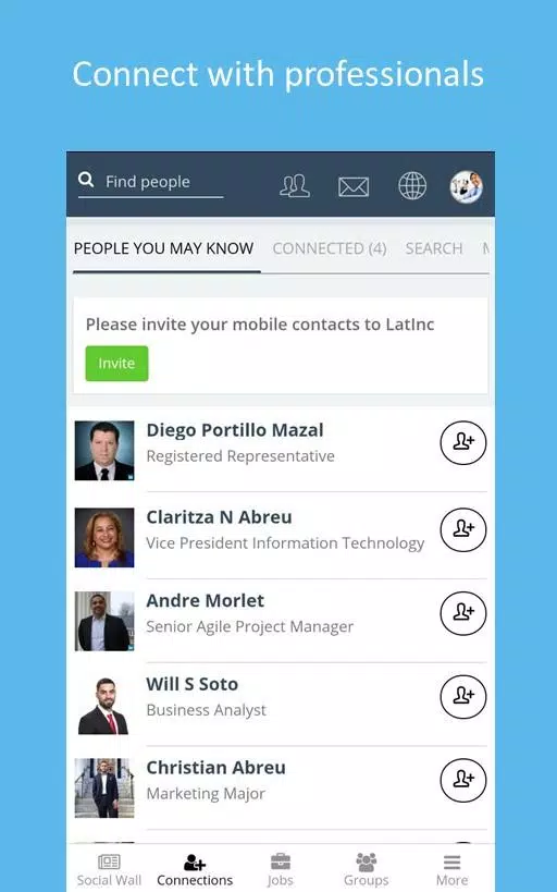 LatInc Professional Network应用截图第0张