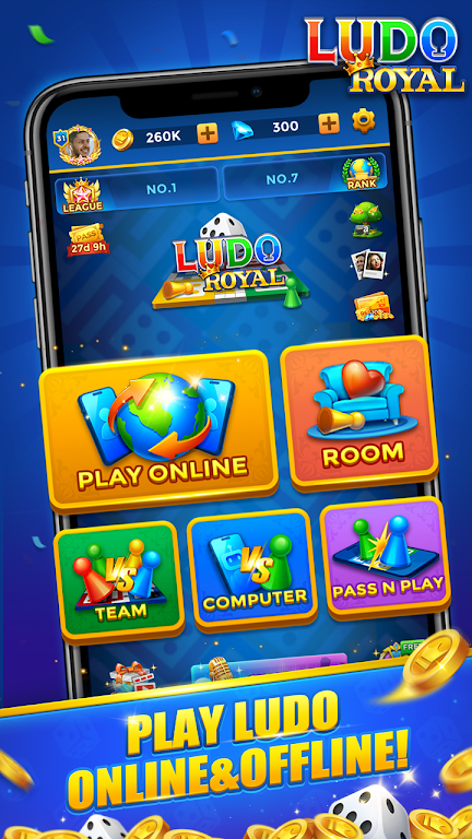 Ludo Royal - Happy Voice Chat ảnh chụp màn hình 1