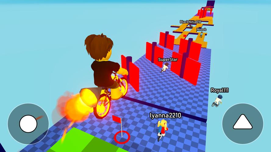 Obby bike: Parkour Adventure স্ক্রিনশট 2