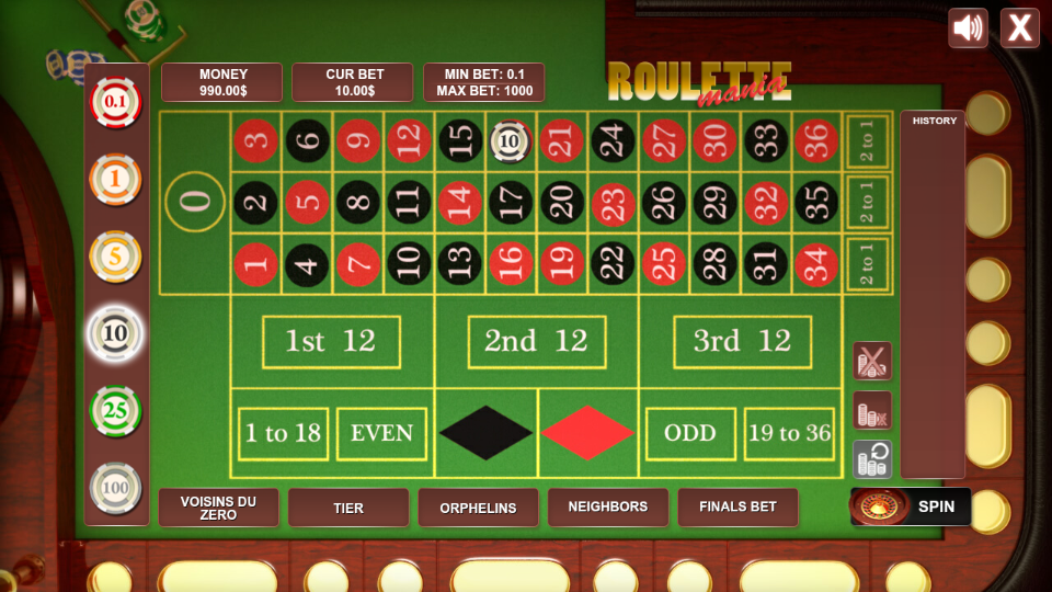 Roulette Mania ကိုဖန်သားပြင်1