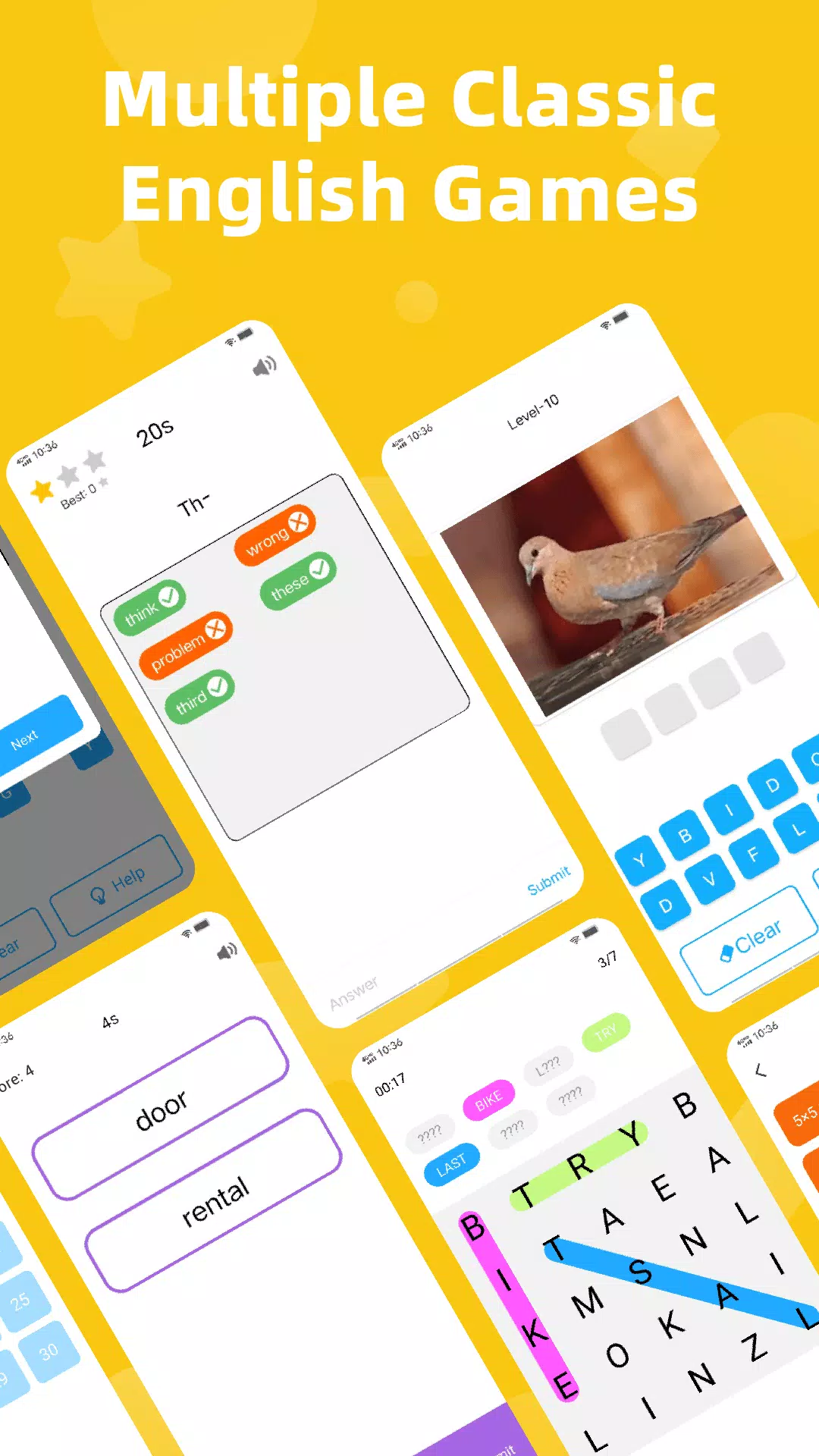 Word Puzzle Games Collection屏幕截圖3