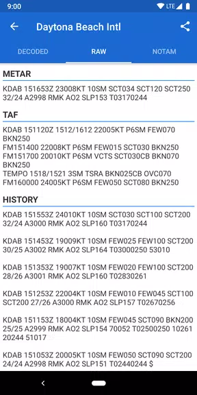 Avia Weather - METAR & TAF ကိုဖန်သားပြင်2