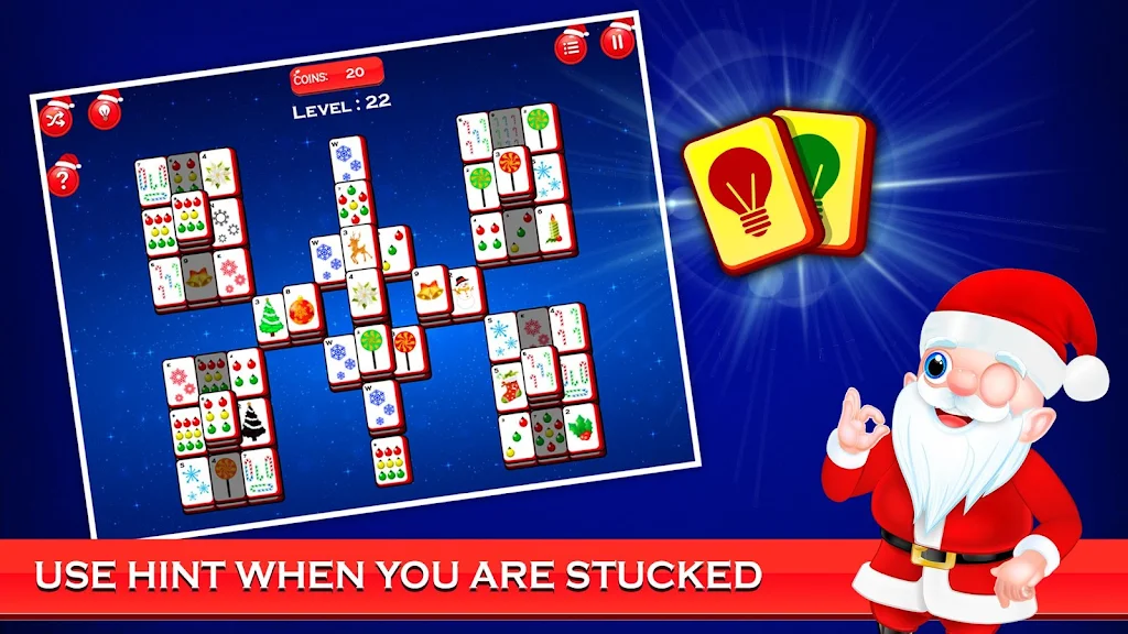 Mahjong Deluxe - Christmas Funスクリーンショット3