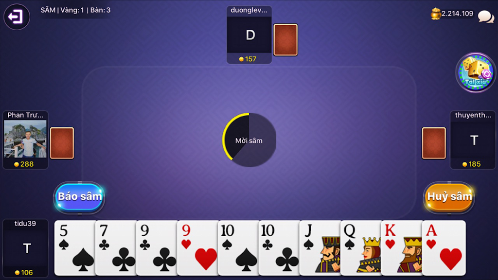 GAME BAI DOI THUONG - DANH BAI XANH CHIN屏幕截圖2