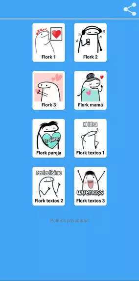 Stickers de flork屏幕截圖0