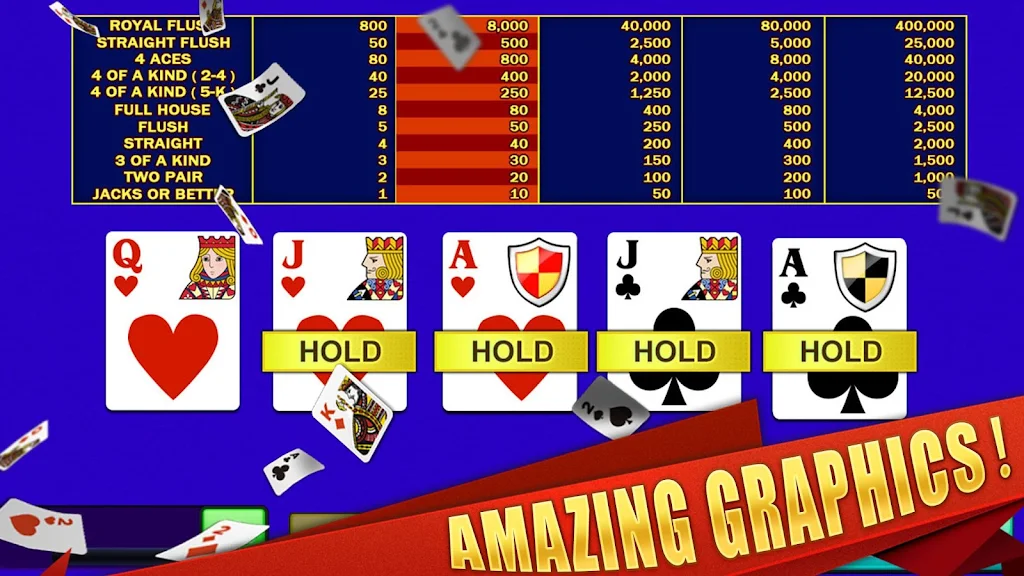 All American & Double Bonus - VIDEO POKER ภาพหน้าจอ 3