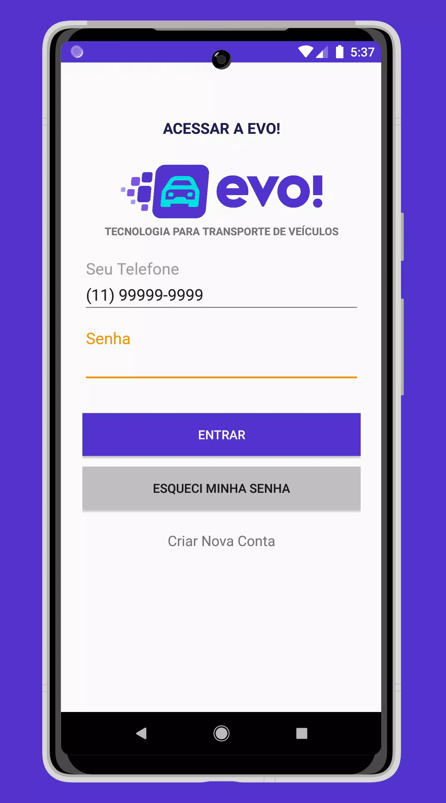 EVO! Transporte de Veículos স্ক্রিনশট 0