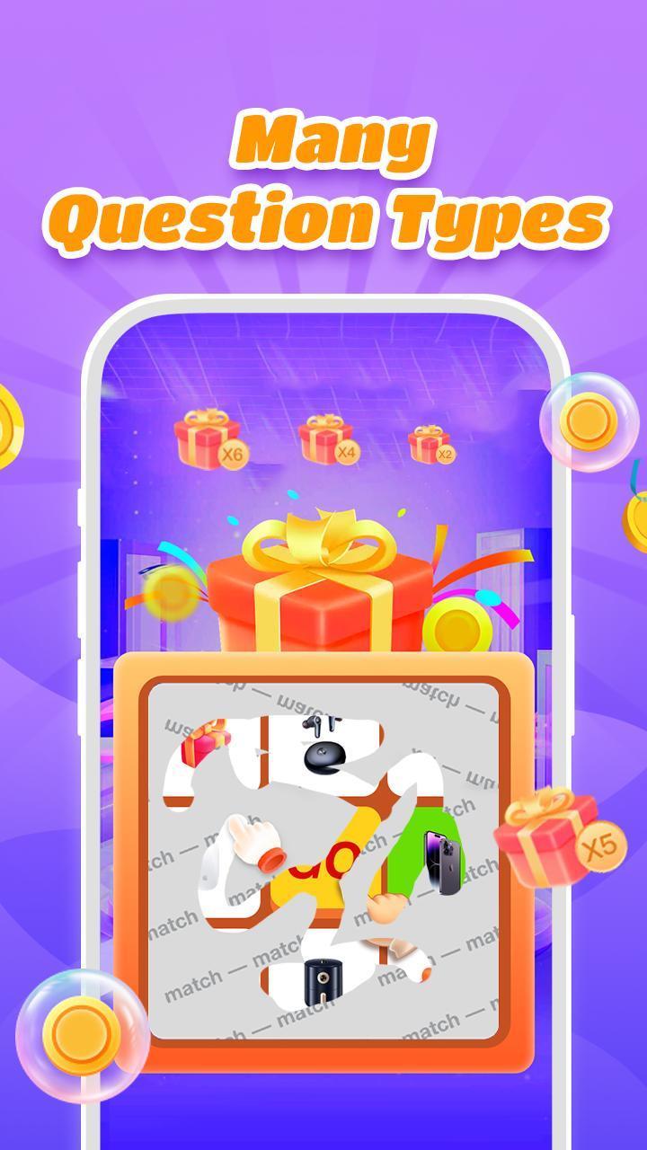 Fun trivia game - Lucky Quiz ảnh chụp màn hình 2