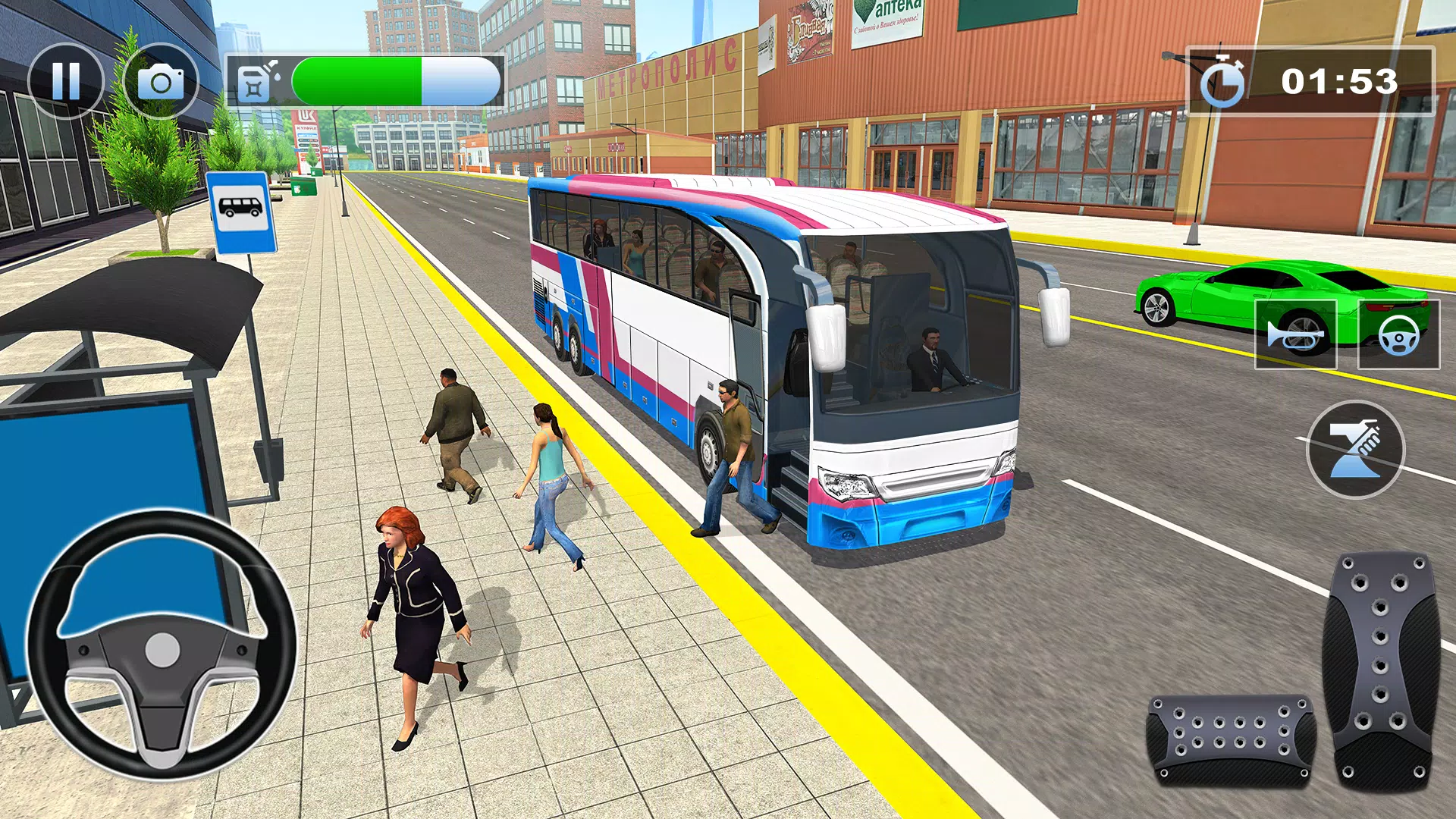 Bus Simulator : 3D Bus Games স্ক্রিনশট 3