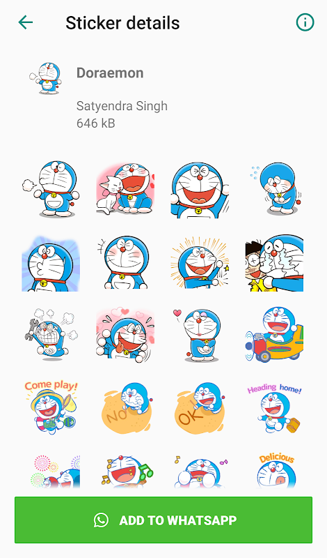 ภาพหน้าจอ Cartoon Stickers for Whatsapp 2