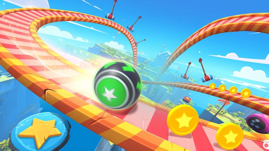 3D Super Rolling Ball Race स्क्रीनशॉट 2