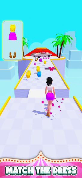ภาพหน้าจอ DressUp Run! Mod 1