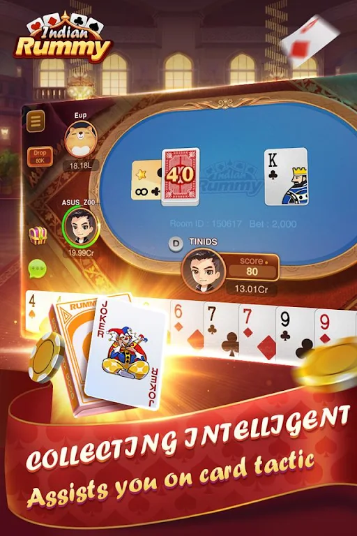 Indian Rummy-free card game online ekran görüntüsü 2