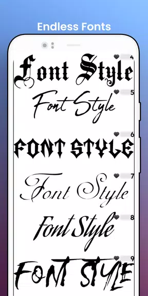 Fonts - Logo Maker screenshot 2