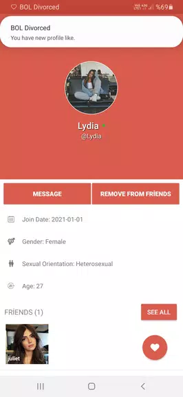 Divorced Dating Site - BOL экрана 1