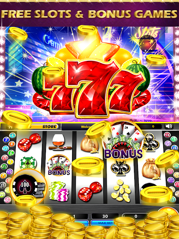 Raging 777 Vegas Party Slots屏幕截圖1