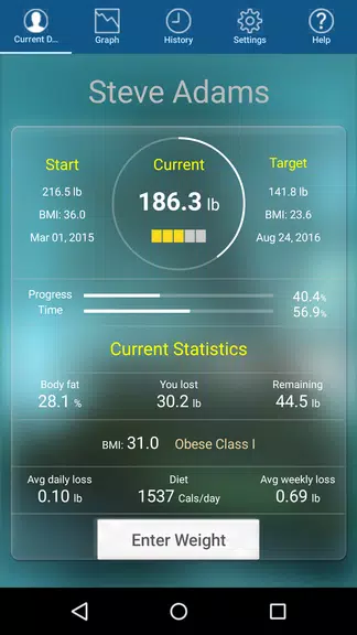 Monitor Your Weight ဖန်သားပြင်ဓာတ်ပုံ 0