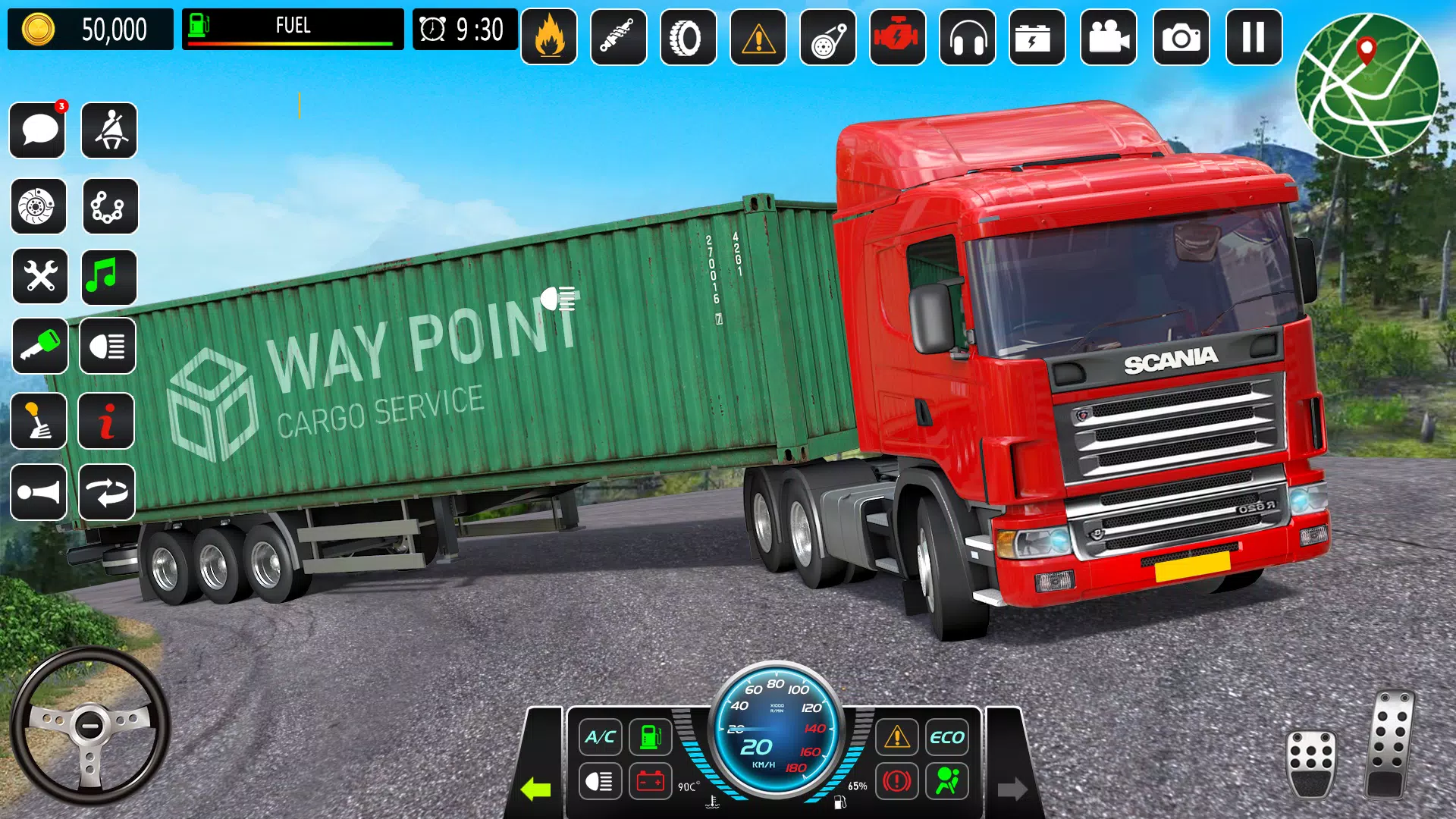 Mountain Truck Driving Games экрана 1