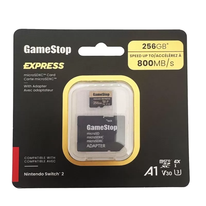 GameStop Ön Sororlar MicroSD Switch 2 için Express Kartları
