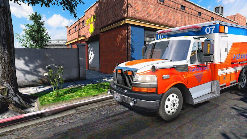 Hospital Driver Ambulance Game captura de pantalla 1