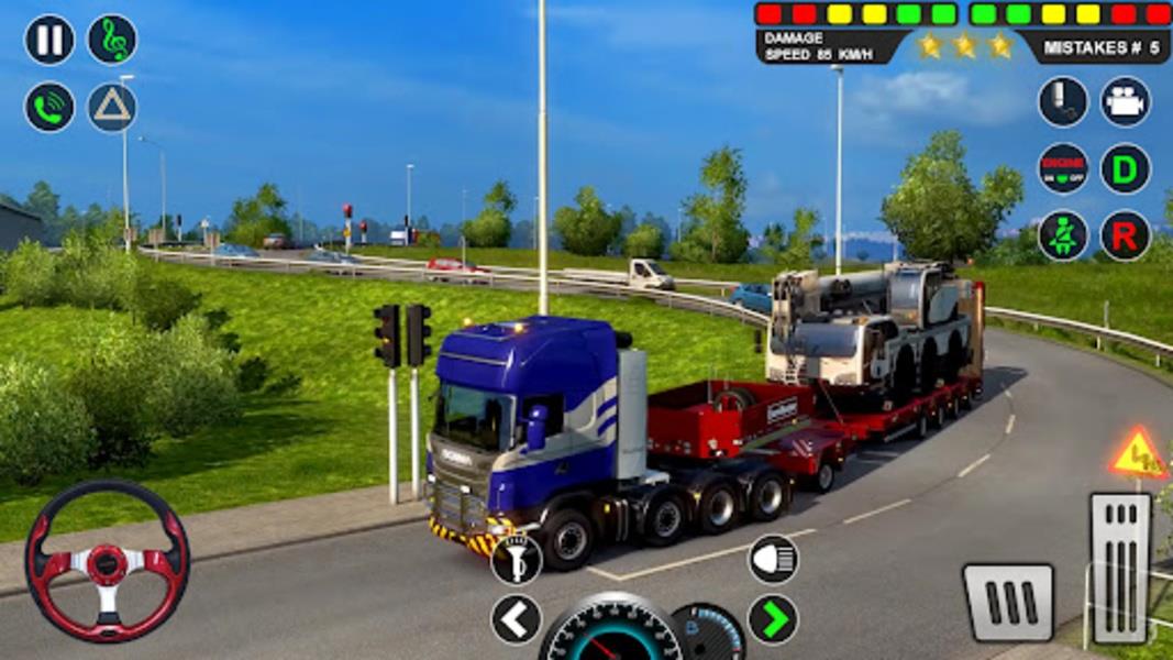 Europe Truck Simulator Driving captura de pantalla 2