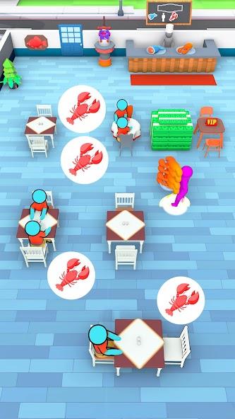 Schermata Idle Burger Shop: Cafe Tycoon Mod 2