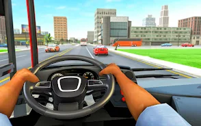 Bus Driving Sim- 3D Bus Games ekran görüntüsü 1