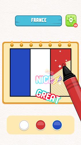 Flag Painting Puzzle экрана 3