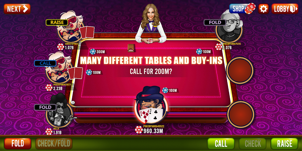 Poker Panda: World Poker Tour Tangkapan skrin 1