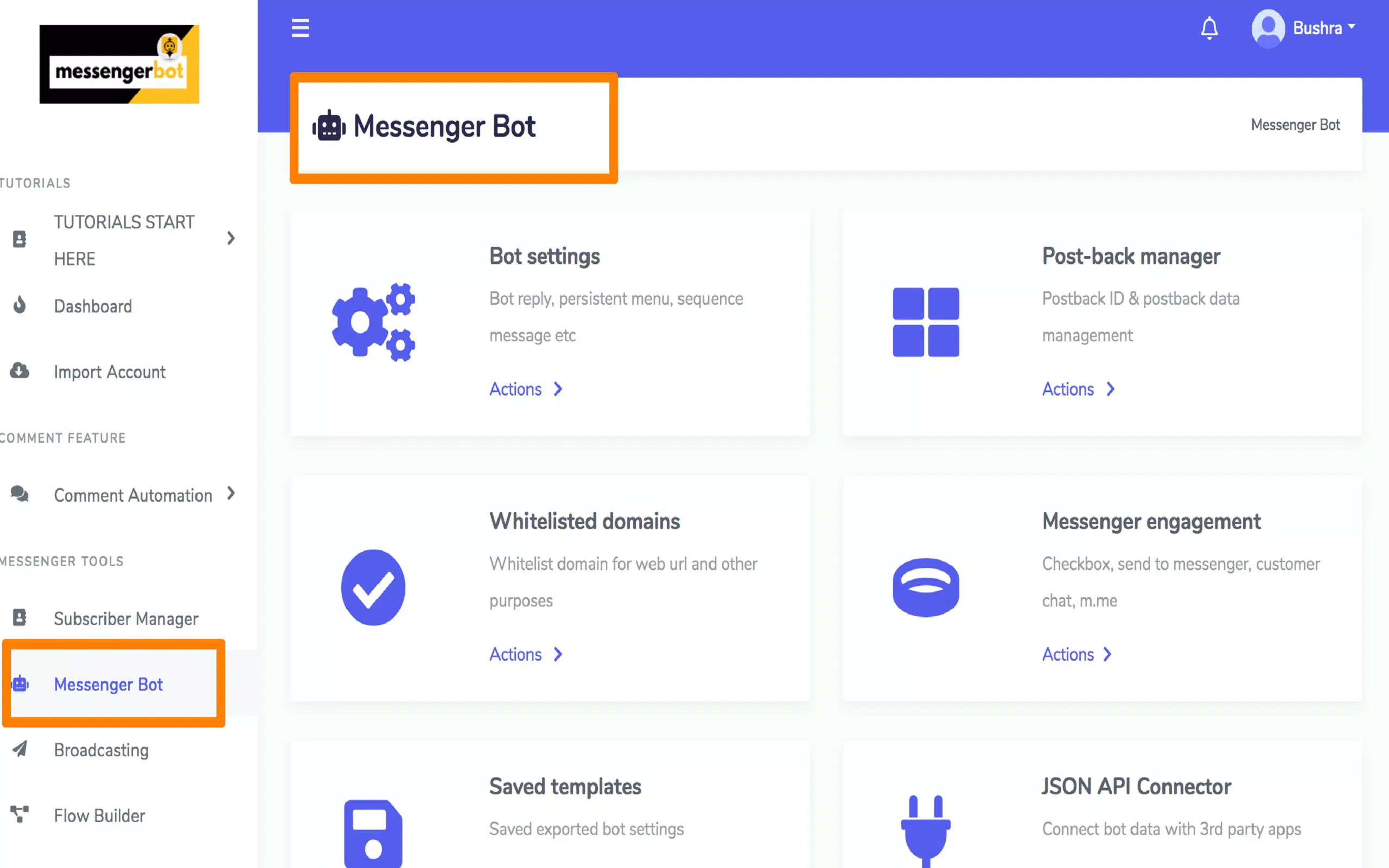 Screenshot Messenger Bot 2
