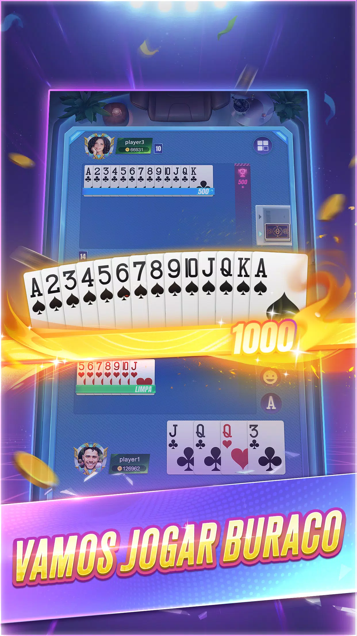 Golden Truco: Domino&Buraco屏幕截圖2