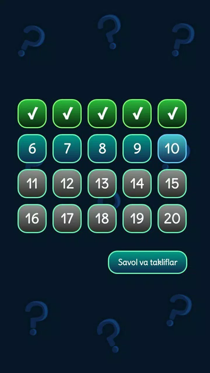 Viktorina Uz - Test savollari屏幕截圖1