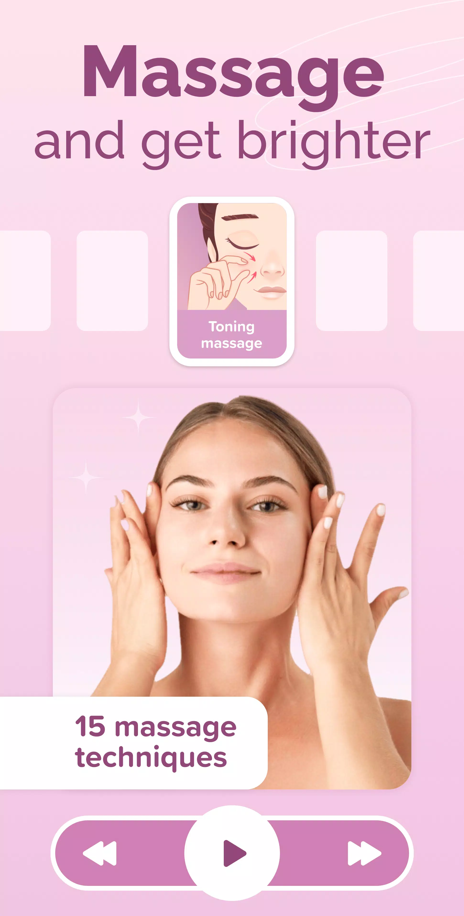 ภาพหน้าจอ Face Massage, Skincare: forYou 0